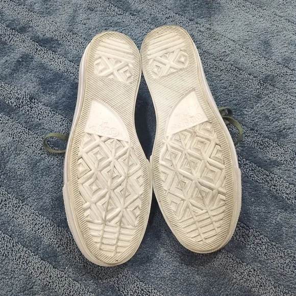 Women's Converse Chuck Taylor Leather Lift, Green - Picture 6 of 8